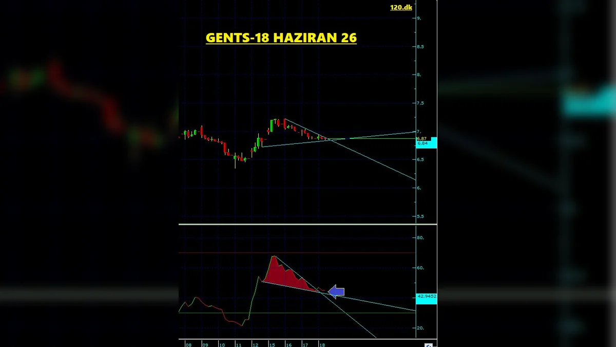 Fiyat DÜK olmaya, RSI DÜK olmuş Onay almaya çalışıyor