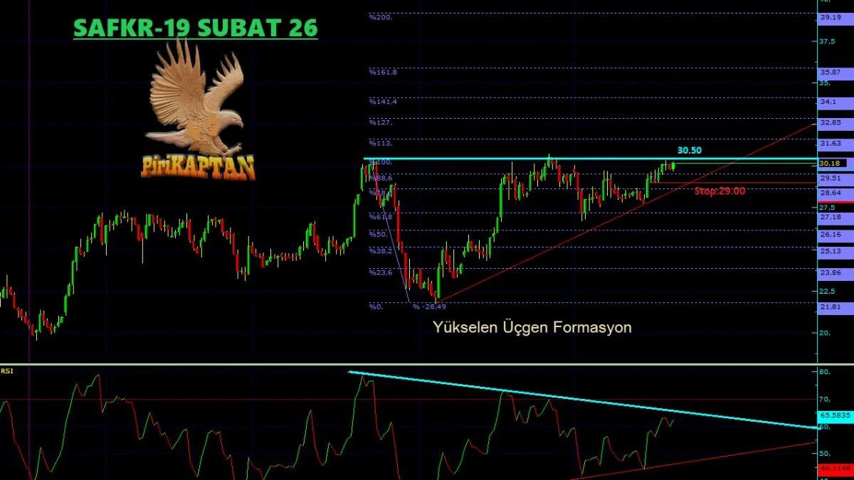 SAFKR Teknik Analiz - 19 Şubat 2026